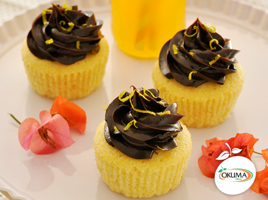 Cupcakes de laranja